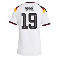 Camiseta Alemania Leroy Sane #19 Primera Equipación Replica Mundial 2026 para mujer mangas cortas